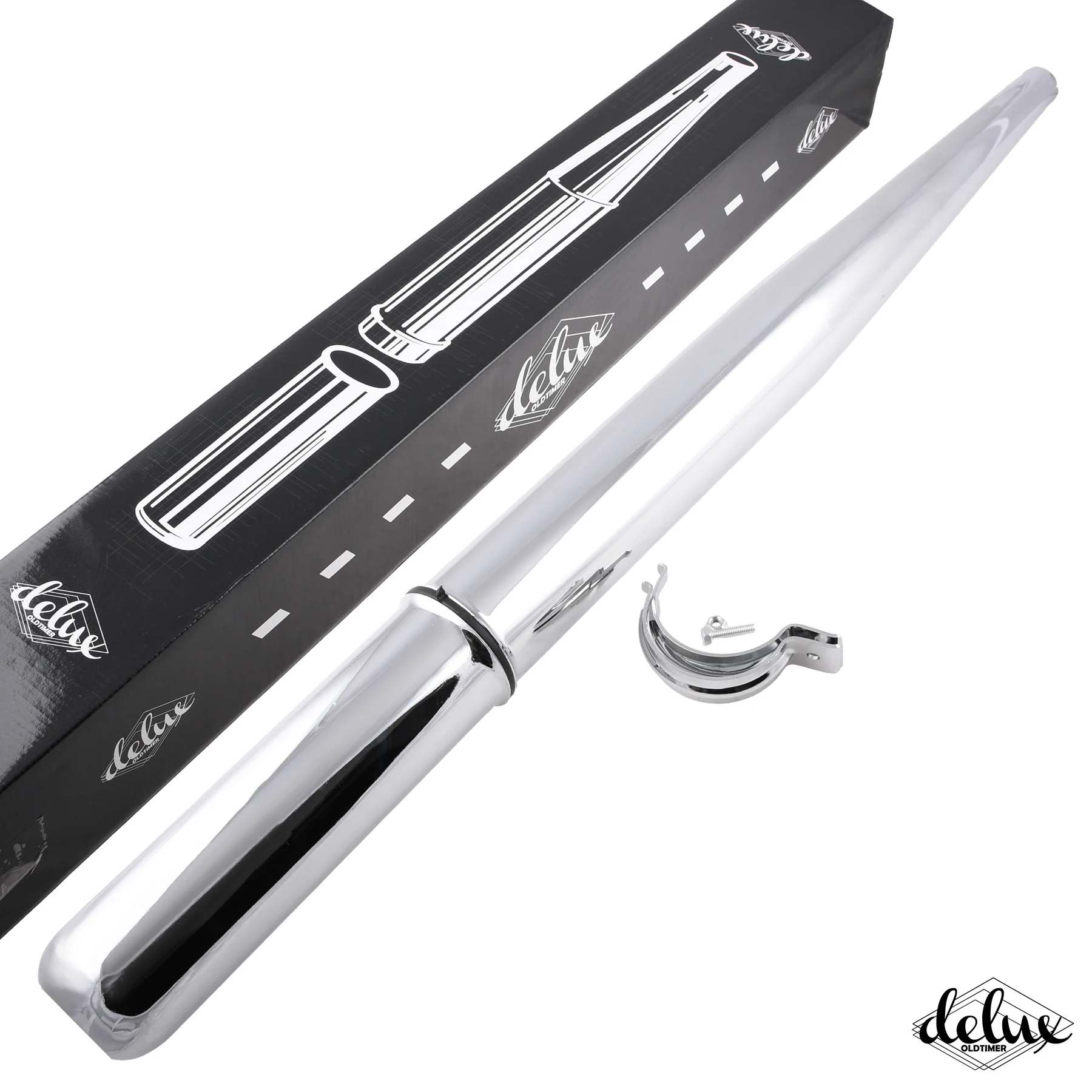 Tłumik Simson chrom 28 mm delux — ujęcie 2