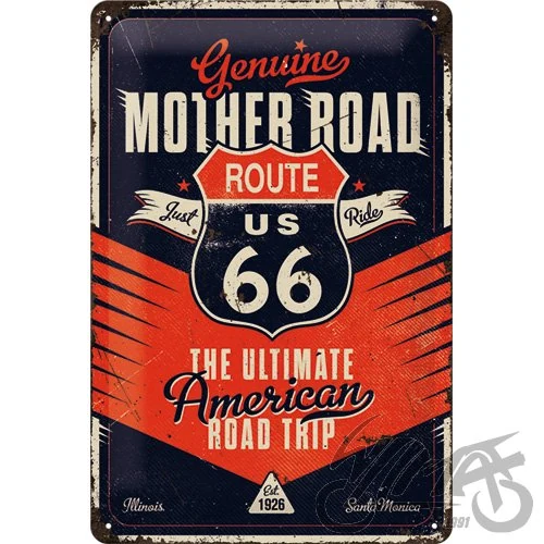 Tablica plakat 20 × 30 route 66 22314