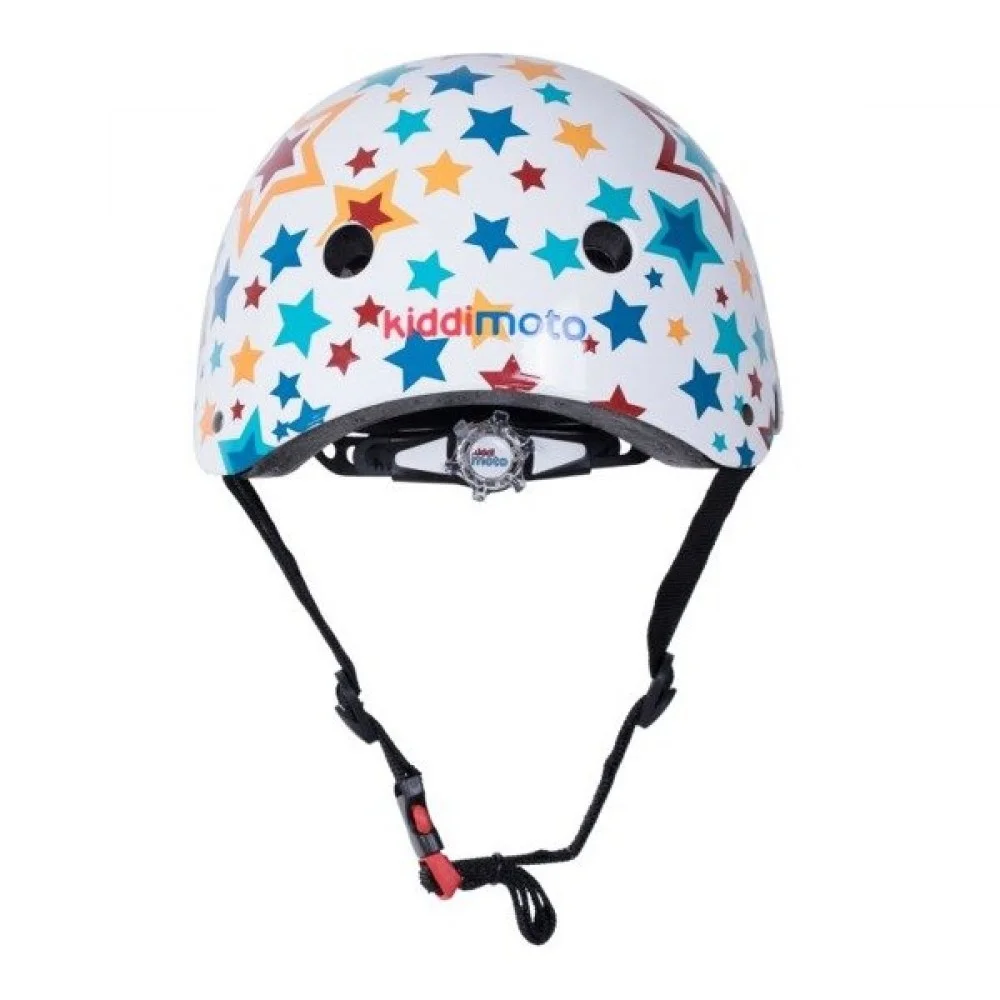 Kiddimoto kask stars biały w gwiazdki rozm. M KMH067M — ujęcie 2