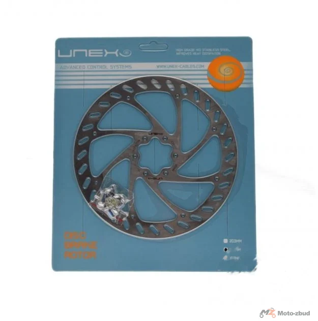 Tarcza hamulca rowerowa UNEX 180 mm