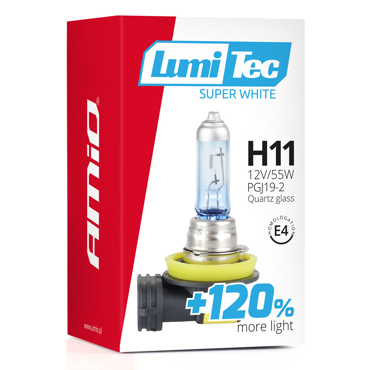 Żarówka halogenowa H11 12 V 55 W LumiTec Super White +120% — ujęcie 5