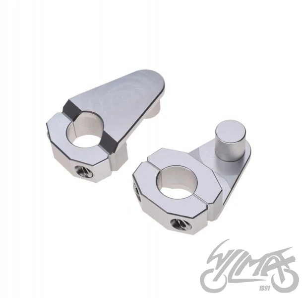 Podwyższenie kierownicy 22,2 / 28,5 mm o 55 mm, srebrne — AW5138S — ujęcie 3