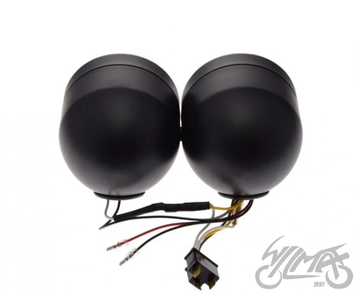 Lampa H7 + H4 ECE zestaw 110 mm czarny mat — ujęcie 3