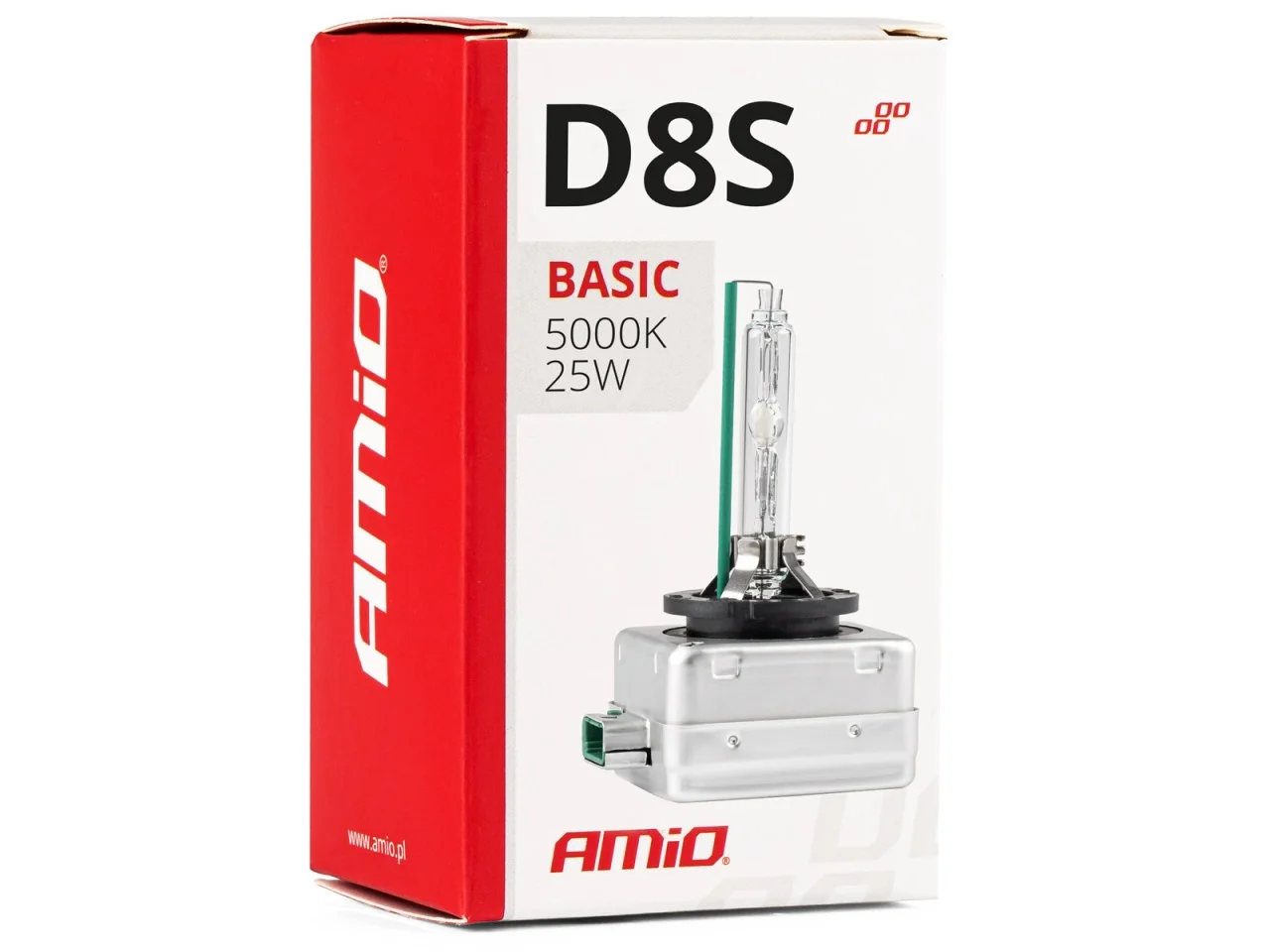 Żarnik Xenon D8S 5000K AMIO BASIC — ujęcie 3