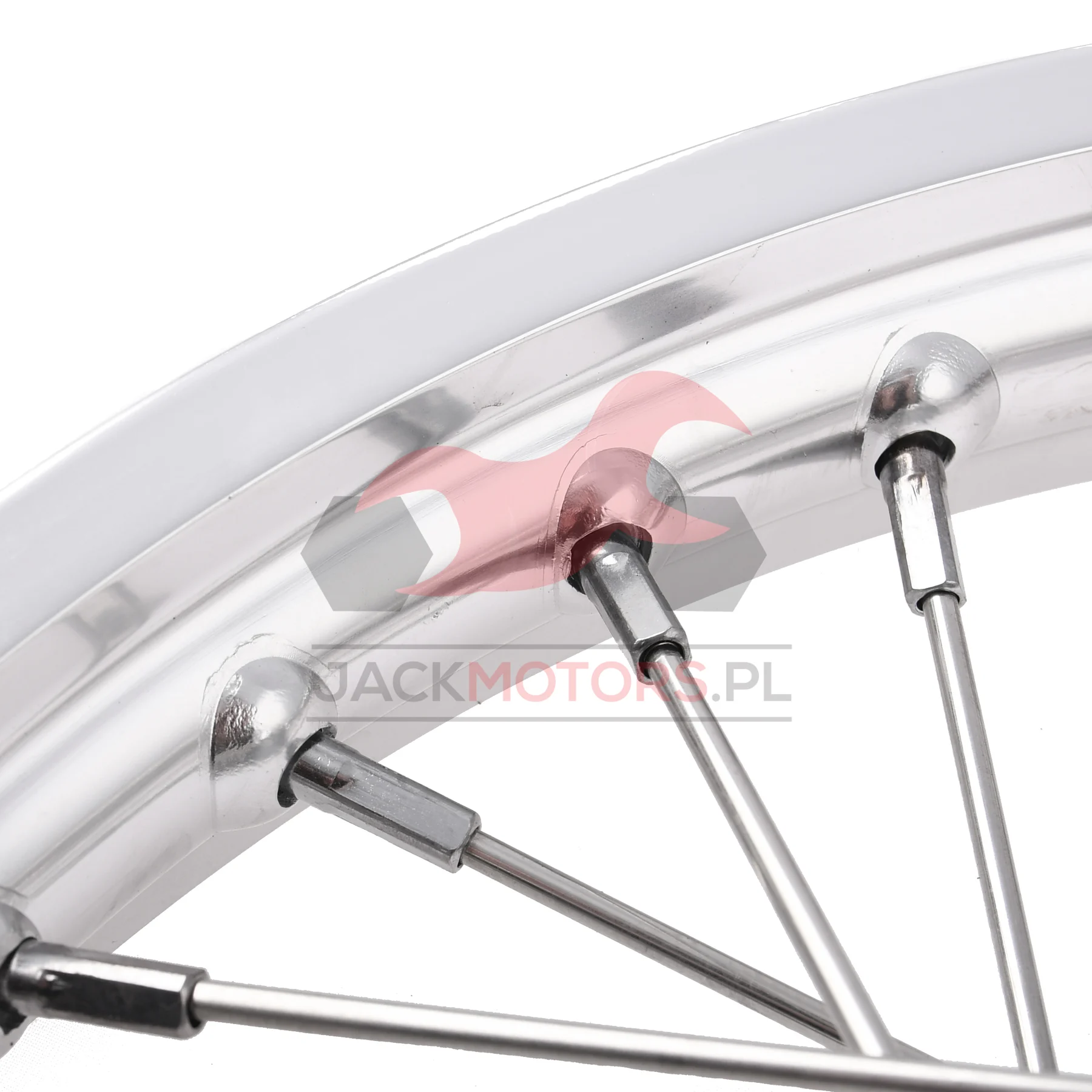 Koło jezdne Simson 1,4 × 16 S50/51 aluminium INOX Delux — ujęcie 3