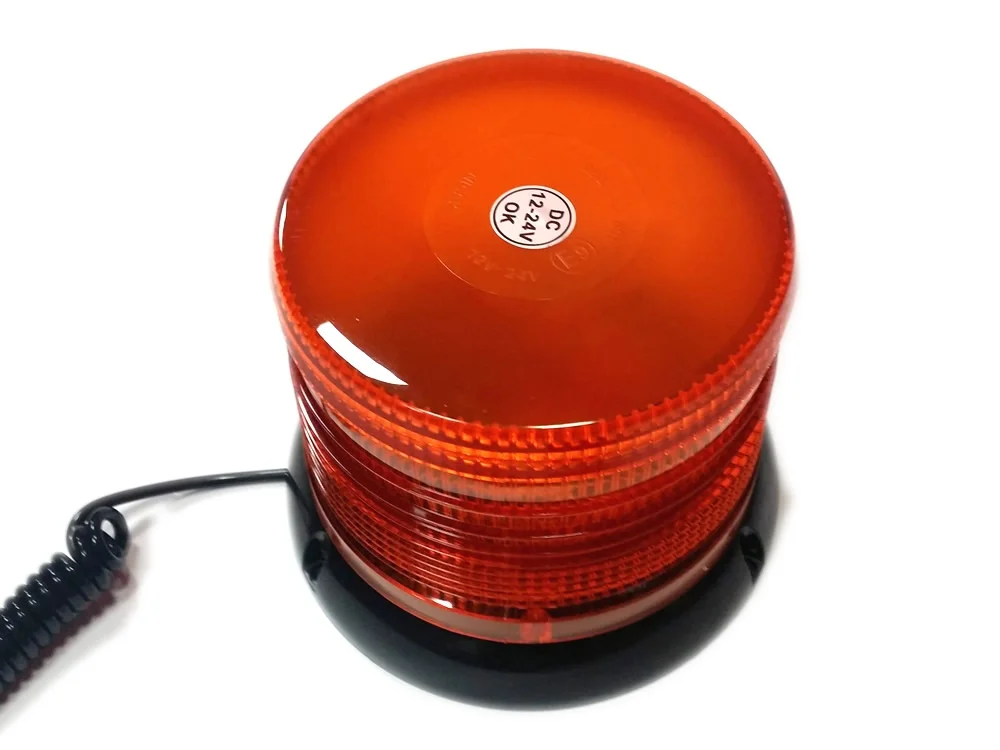 Lampa ostrzegawcza 12/24V pomarańczowa 40 LED E-MARK — ujęcie 3