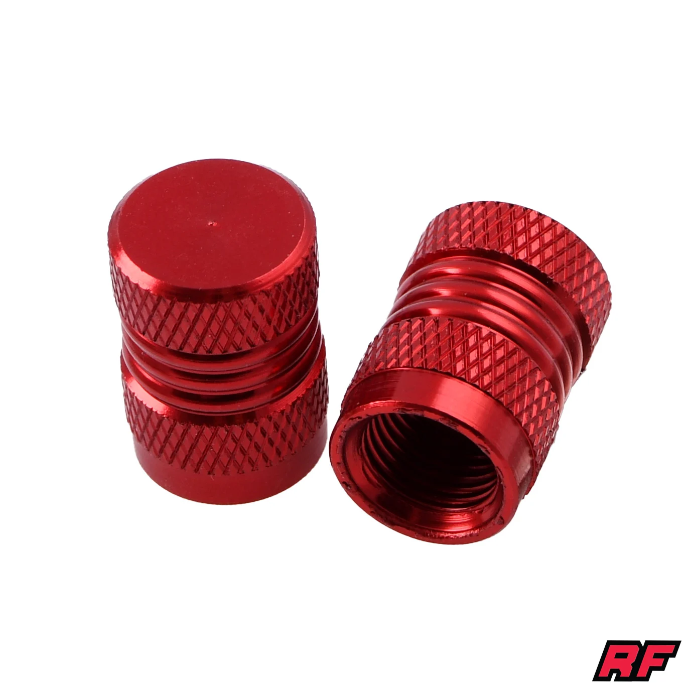 Nakrętka wentyla Racing Force roller V5 czerwona 2szt — ujęcie 1