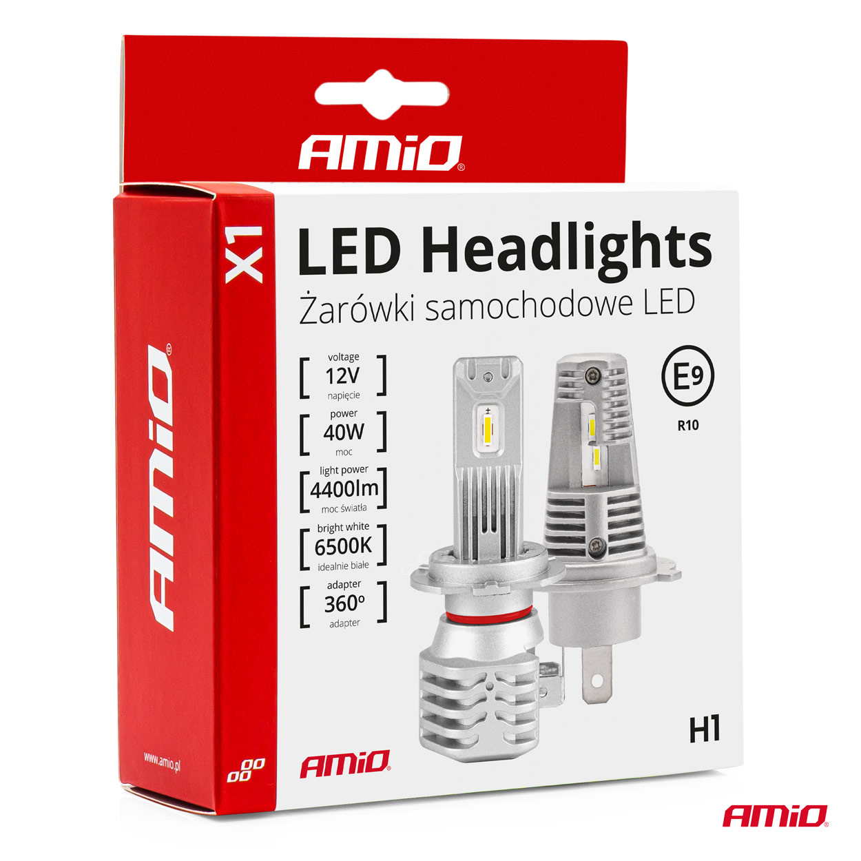 Żarówki samochodowe LED seria X1 H1 6500K Canbus — ujęcie 5