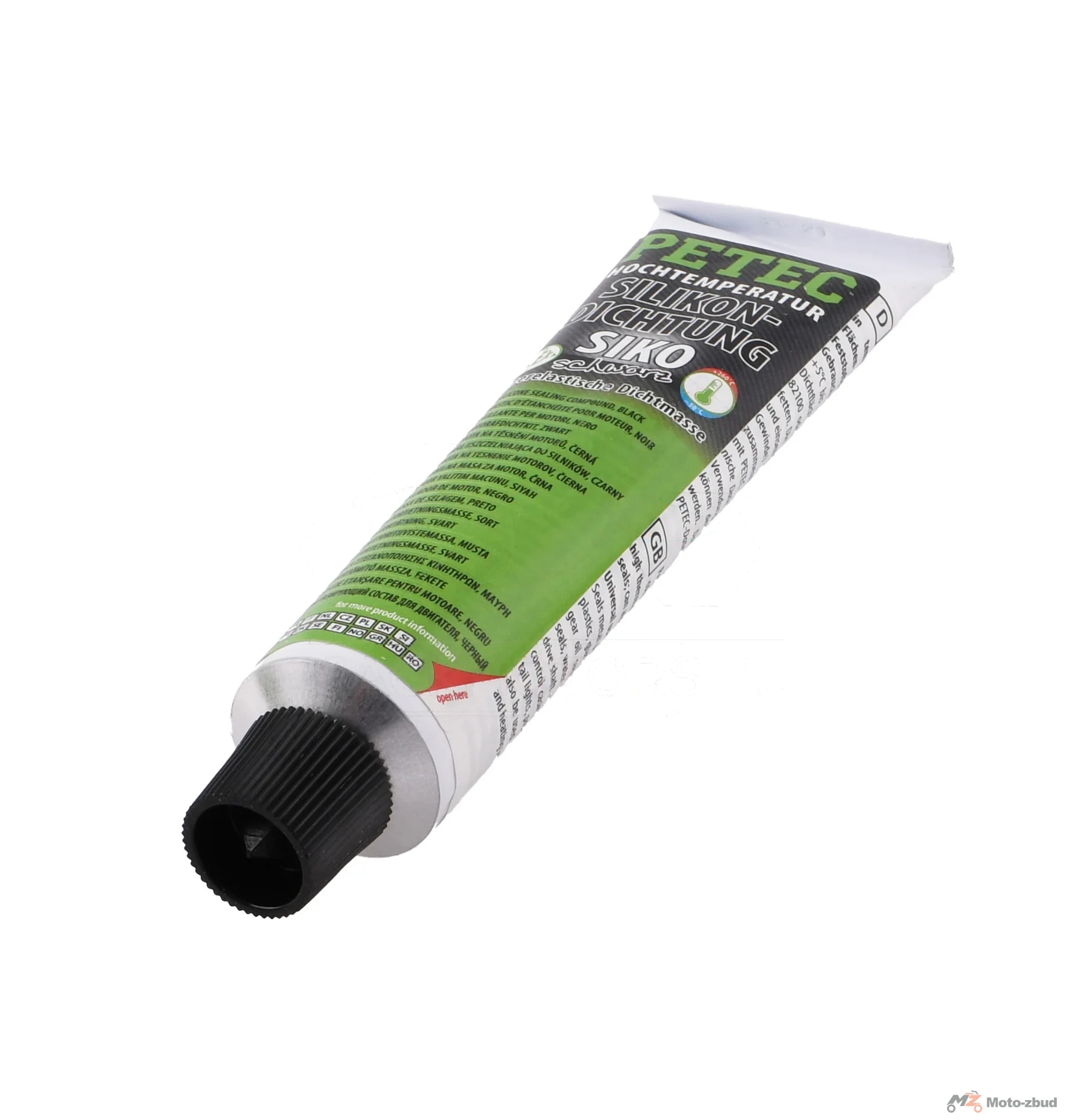 Silikon wysokotemperaturowy czarny Petec hochtemperatur silikondichtung siko 70 ml