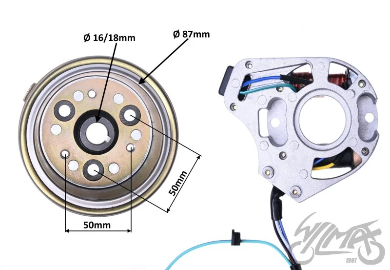 Stator z kołem magnesowym 4T — ZC2001C — ujęcie 3