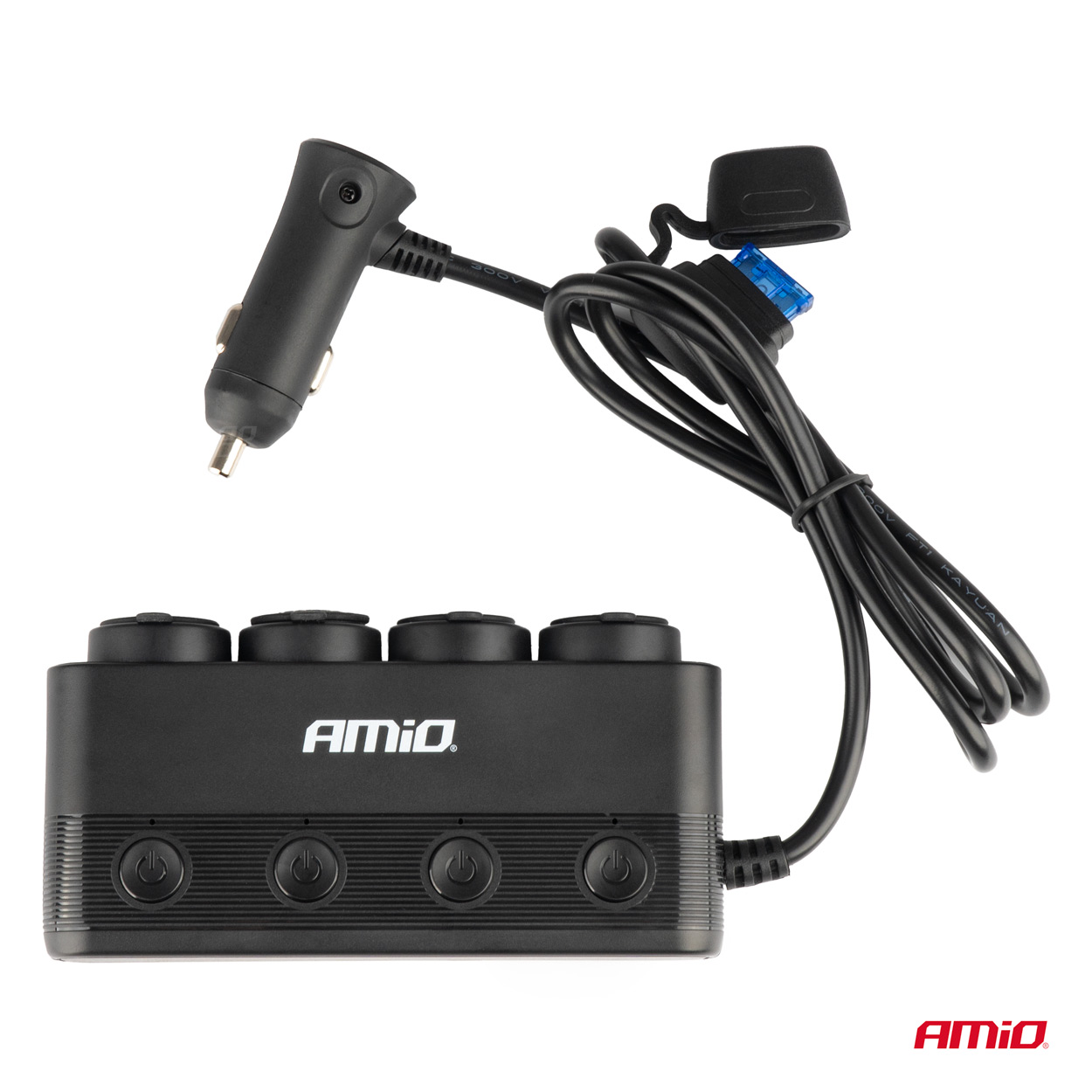 Rozdzielacz rozgałęźnik gniazda zapalniczki PD30W QC3.0 12/24V max 216 W — ujęcie 3