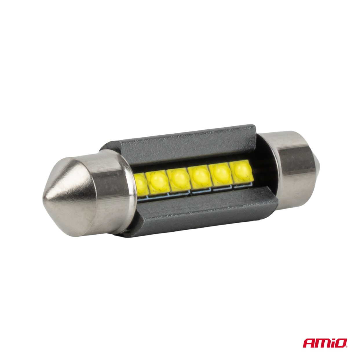 Żarówki LED CANBUS C5W C10W 36 mm 2525 6SMD White 12 V 24 V — ujęcie 3