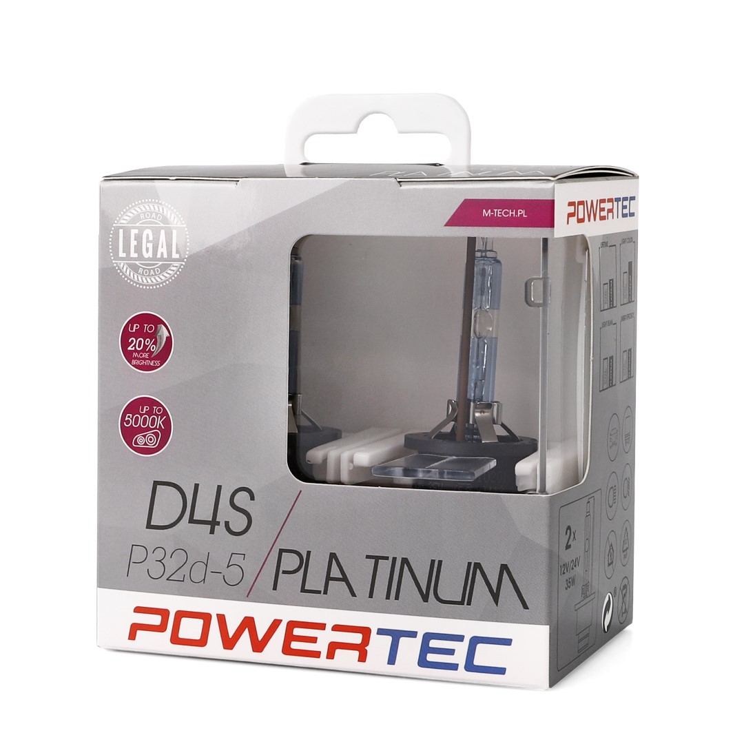 Żarówka xenon D4S 35 W 5000K/Platinu, 2 szt. M-Tech PTZPTD4S-DUO — ujęcie 5