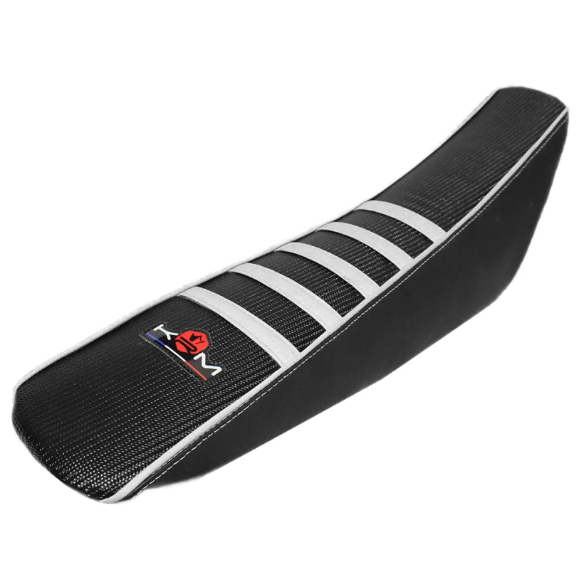 Pokrowiec siedzenia KRM Pro Ride czarno biały Yamaha DT / MBK x-limit 2003-2011 r. — ujęcie 1
