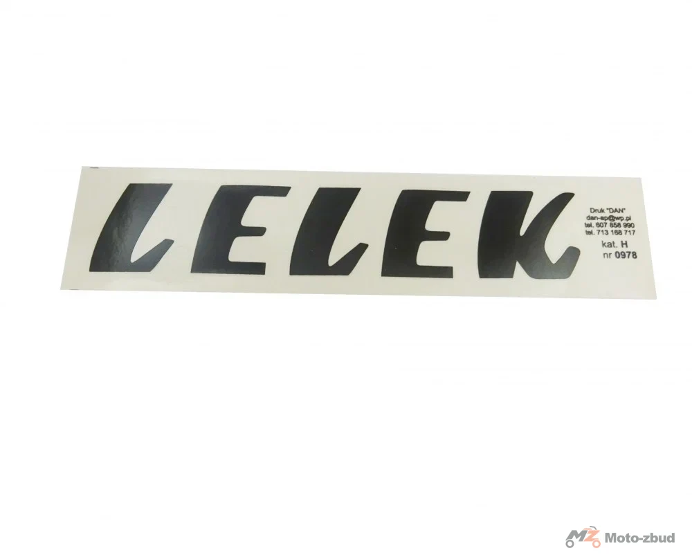 Nalepka kapy bocznej lelek
