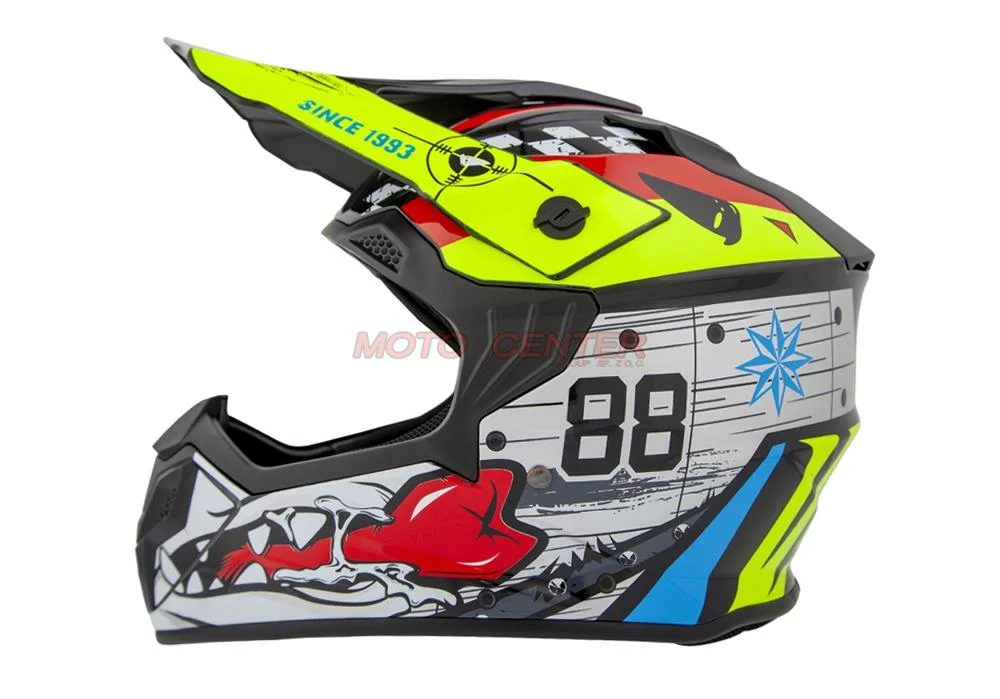 Kask crossowy BLEXX Dziecięcy MD-911 Junior Shiny Shark M Homologacja ECE 22.06 — ujęcie 2