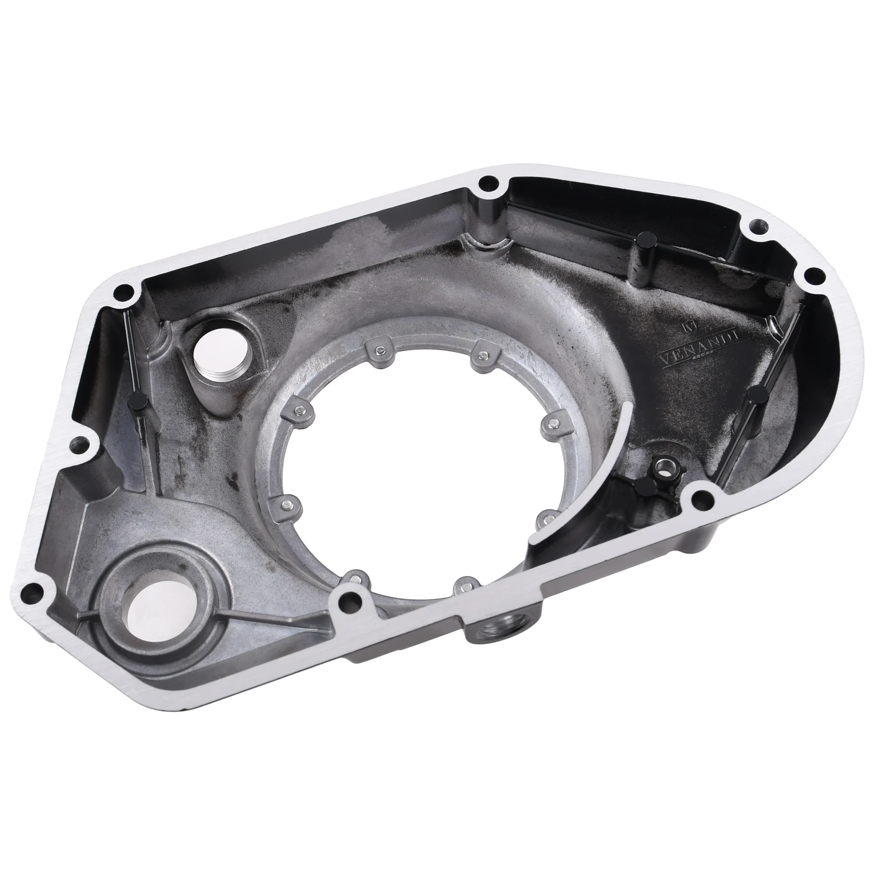 Pokrywa silnika Simson S51 SR50 lewa czarna clear V1 Venandi — ujęcie 2