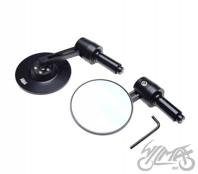 Lusterka CNC mocowane w kierownicę — komplet LM0068 — ujęcie 1