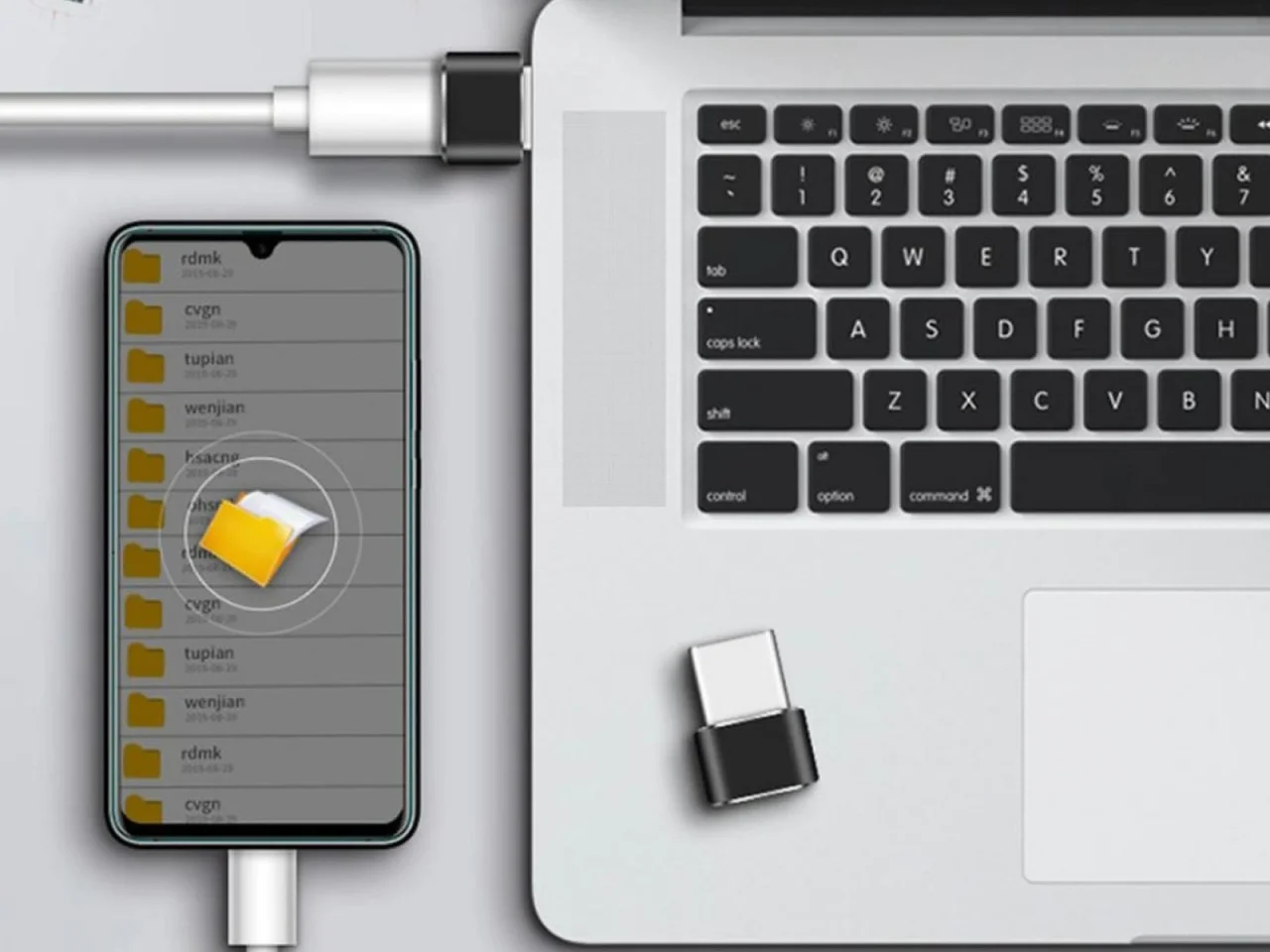 Adapter otg usb-a do typ-c — ujęcie 5