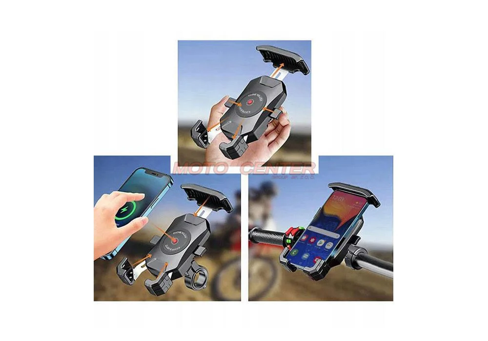 Uchwyt motocyklowy na telefon Extremestyle R15, metalowy