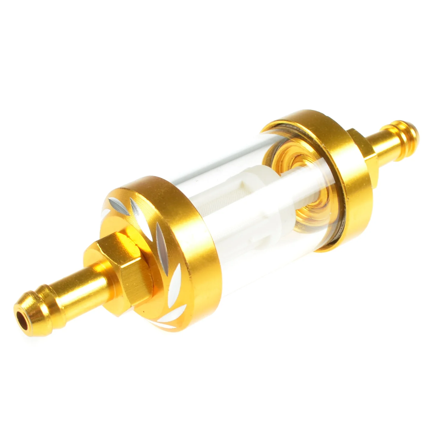 Filtr paliwa aluminium CNC złoty Racing Force — ujęcie 1