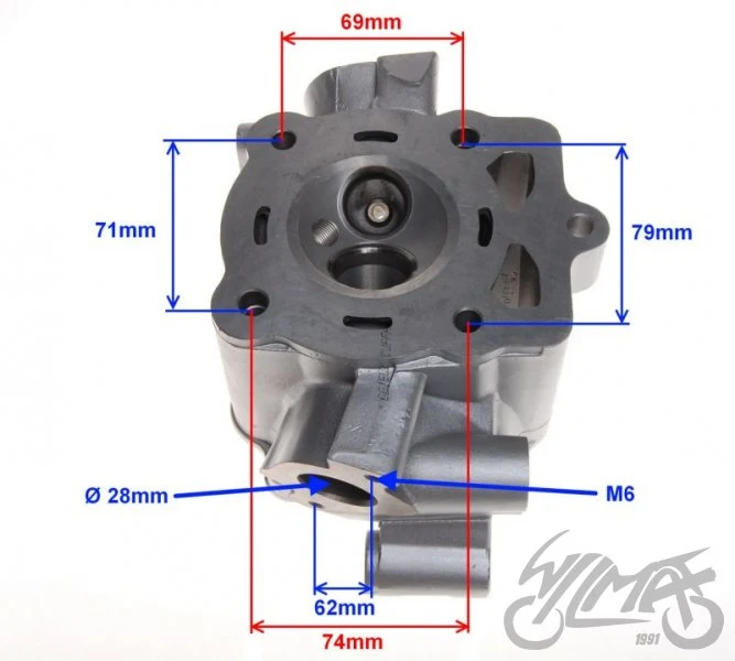 Głowica Loncin 150 4T chłodzona cieczą, wysokość 82 mm — AY35294 — ujęcie 2