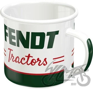 Kubek fendt tractors emaliowany 43227 — ujęcie 2