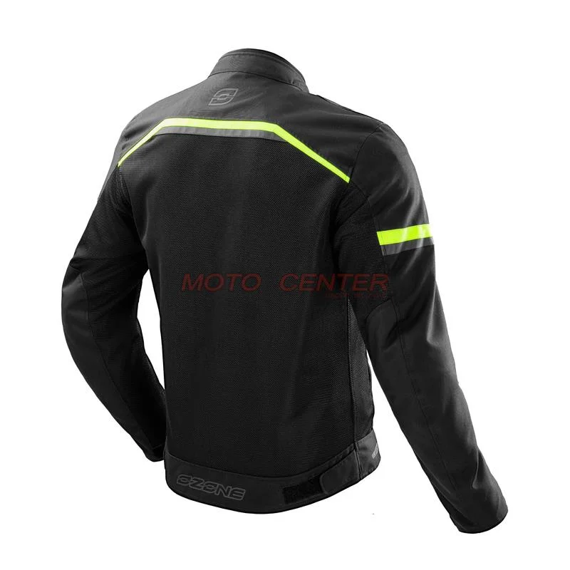 Kurtka motocyklowa Tekstylna OZONE Neo Air Black Fluo Yellow 2XL — ujęcie 2