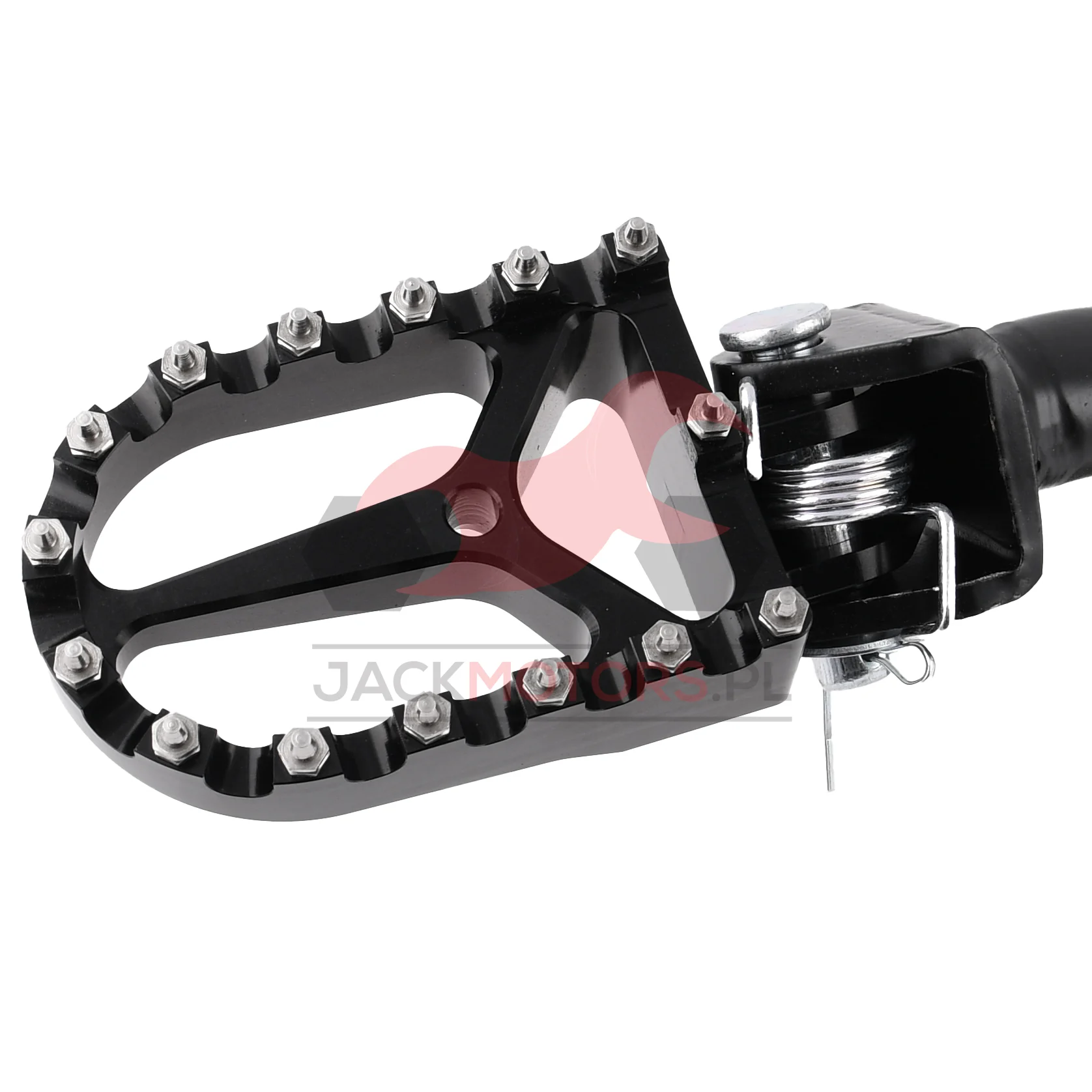 Podnóżek kierowcy Simson enduro cross z uchwytem czarny DPR Performance — ujęcie 2