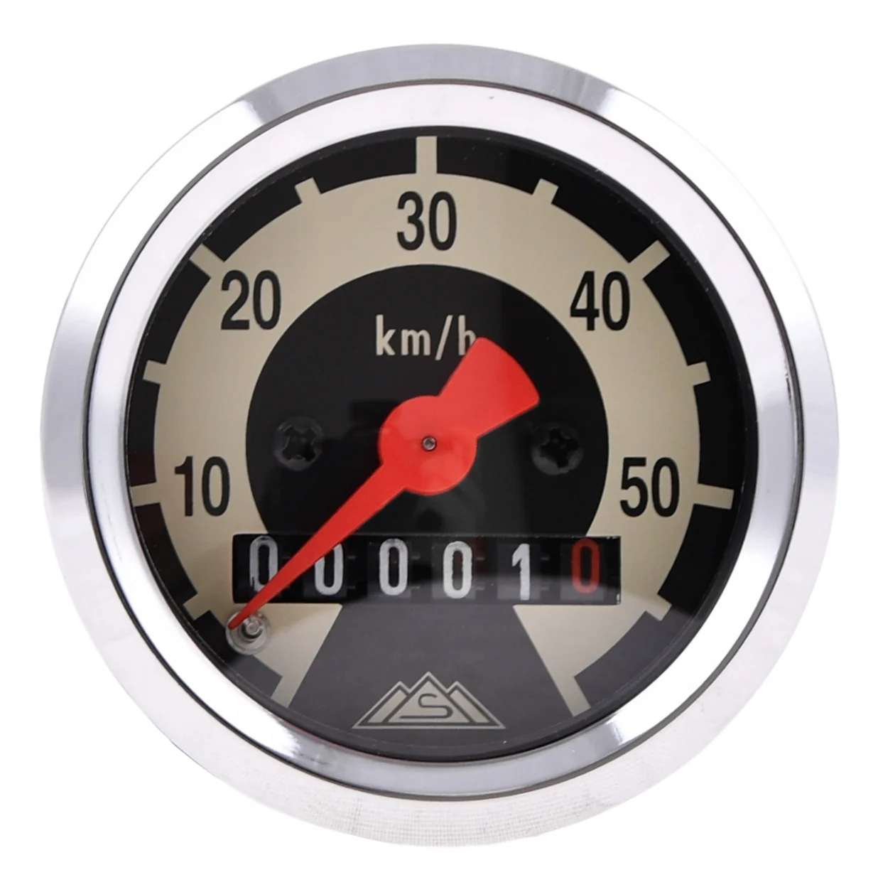 Licznik Simson SR2/KR50/KR51 48 mm 60KM/H wypukłe szkło MMB — ujęcie 2