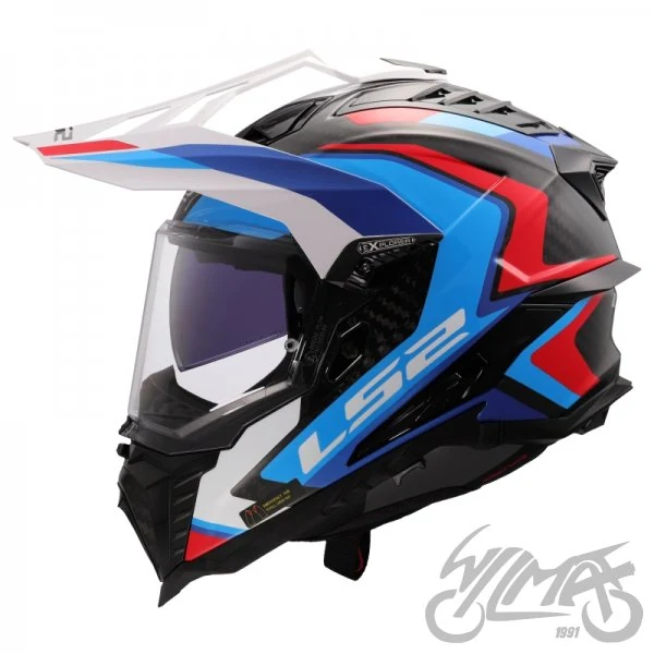 Kask LS2 MX701 Explorer C Frontier II Wh.Bl. — rozmiar L — ujęcie 2