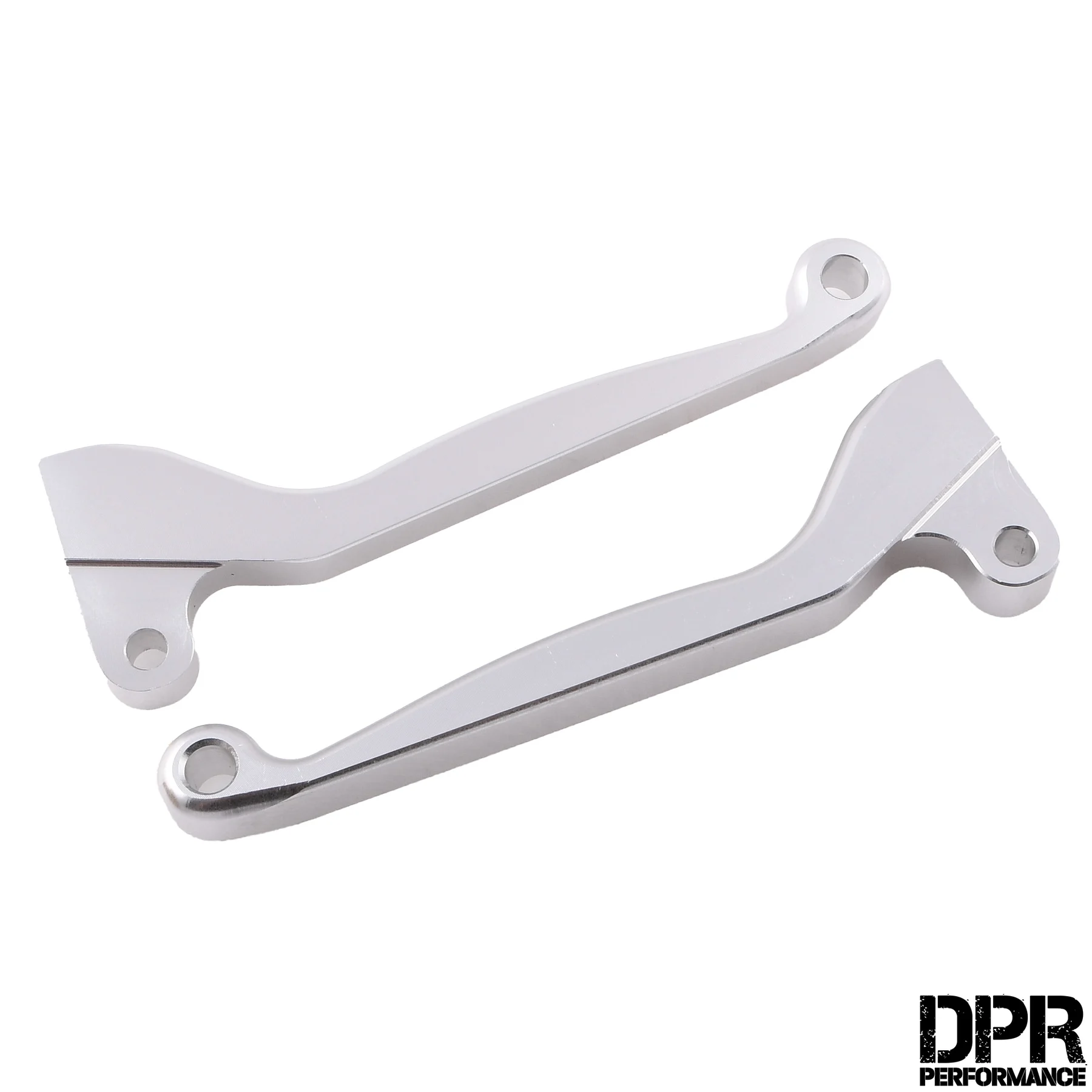 Dźwignia hamulca i sprzęgła Simson kute aluminium CNC srebrne kpl. DPR Performance — ujęcie 1