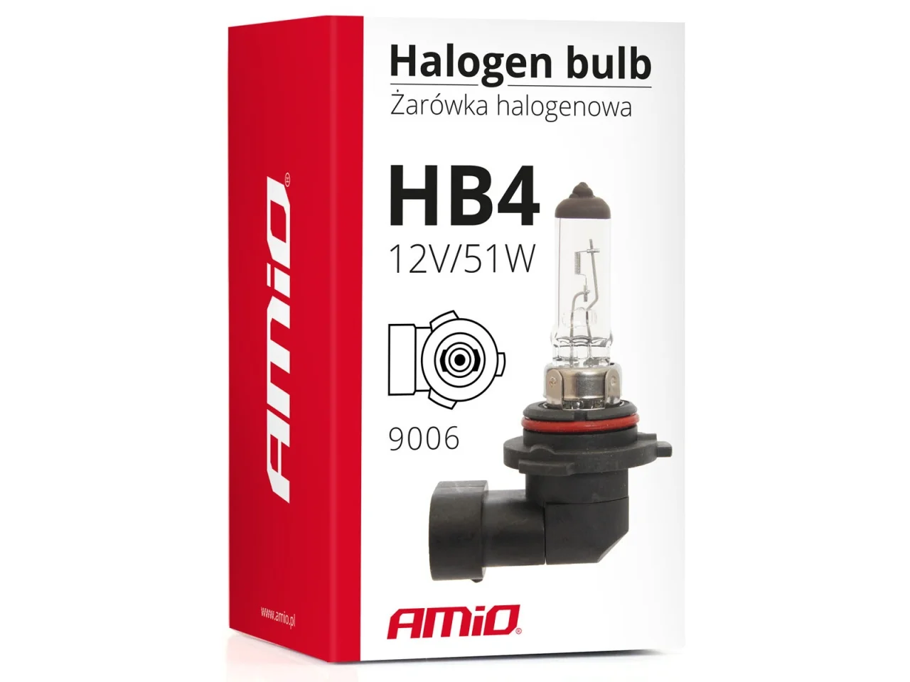 Żarówka HB4 9006 12V 51W Amio (1szt.) — ujęcie 2