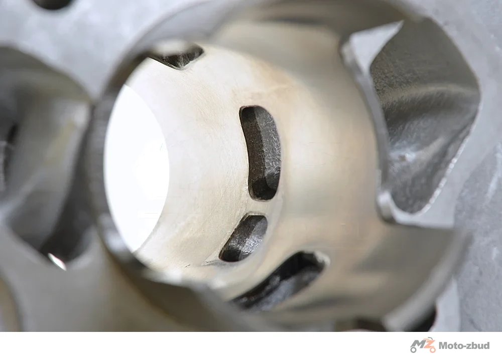 Cylinder Simson 60/4 sport MK2 + tłok MZA / keystone / Barikit kpl. · tłok MZA/Almot K20 2P — ujęcie 6