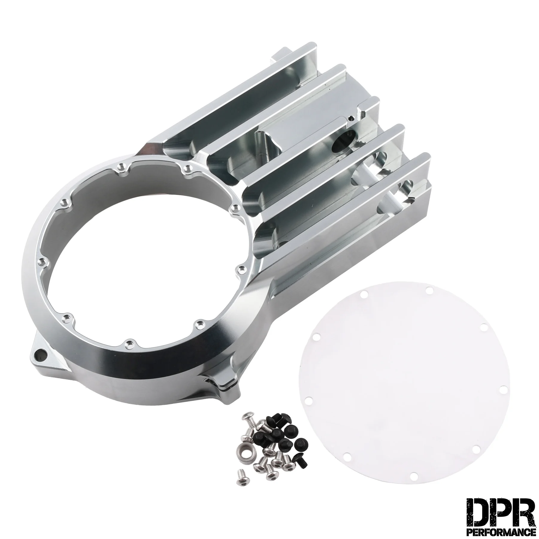 Pokrywa silnika prawa DPR Performance CNC Clear do Simson S51, SR50 — titanium — ujęcie 2