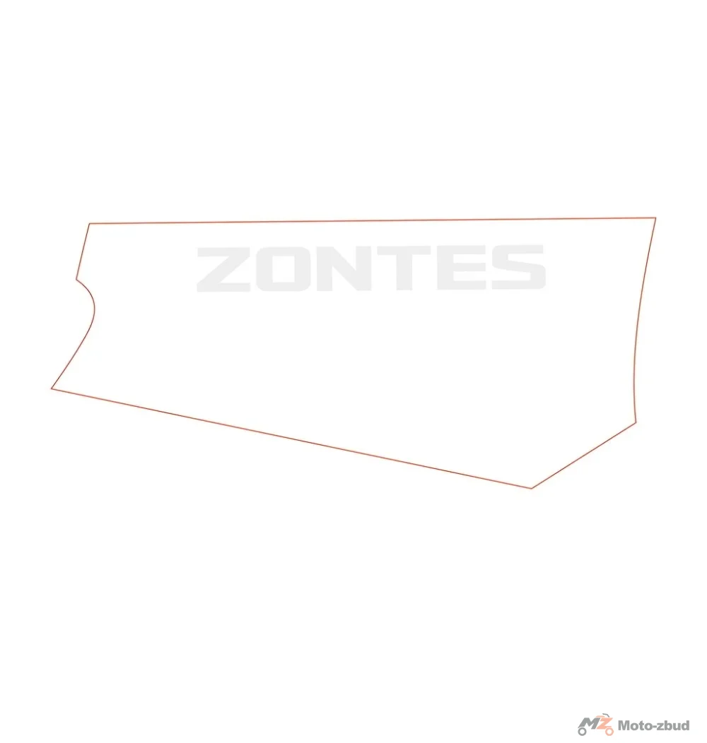 Naklejka boczna prawa (nr kat.1210312-122000) (Zontes ZT 125-U)