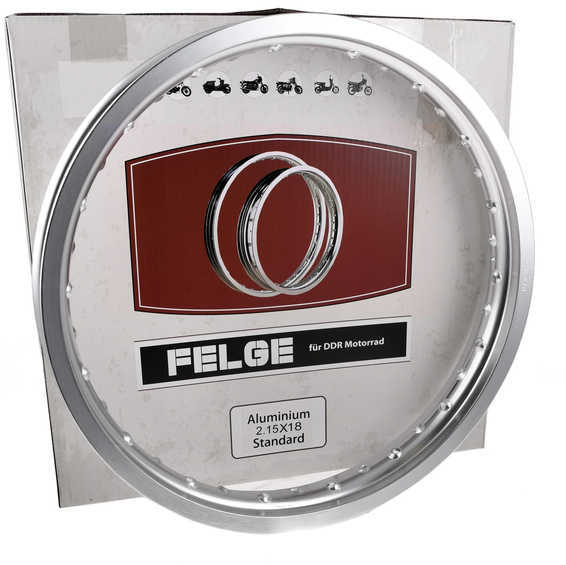 Obręcz koła MZ ETZ TS 2,15 × 18 aluminiowa IFA — ujęcie 2