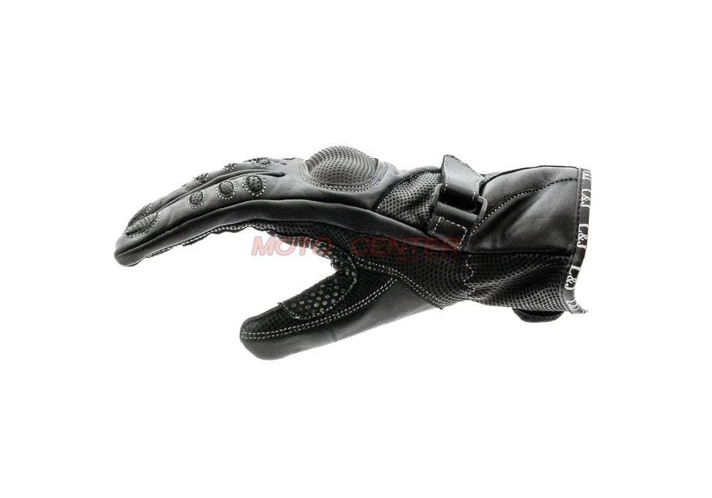 Rękawice skórzane krótkie damskie Rypard BLack Panter czarne rozmiar S — ujęcie 2