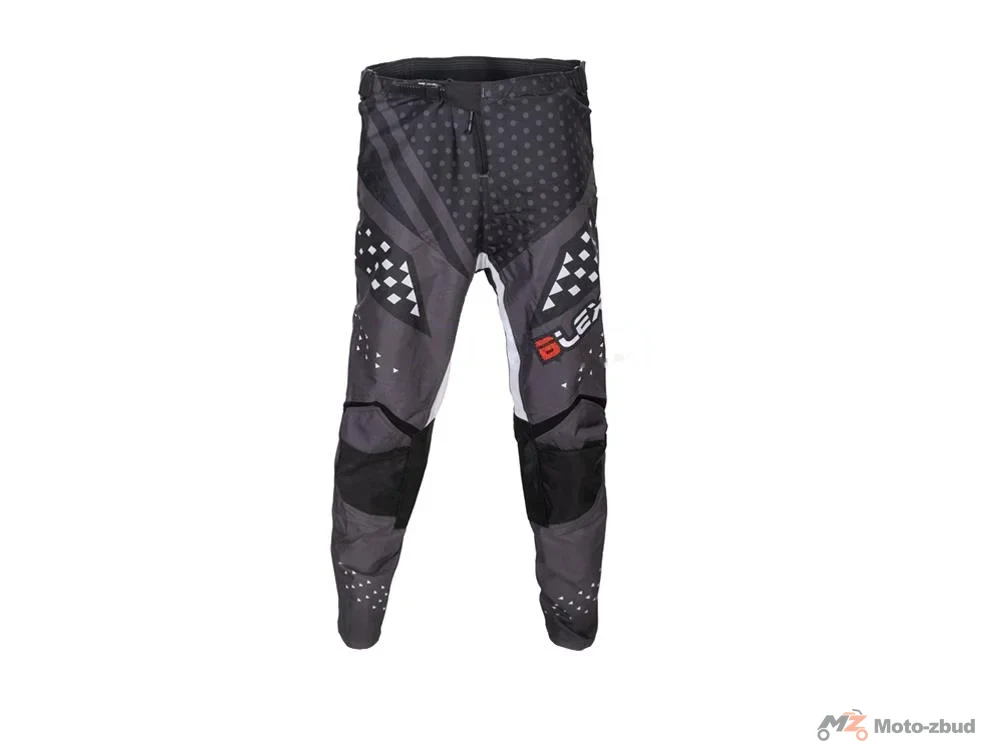 Spodnie crossowe BLEXX AT-5210 Junior czarne/szare 4 lat