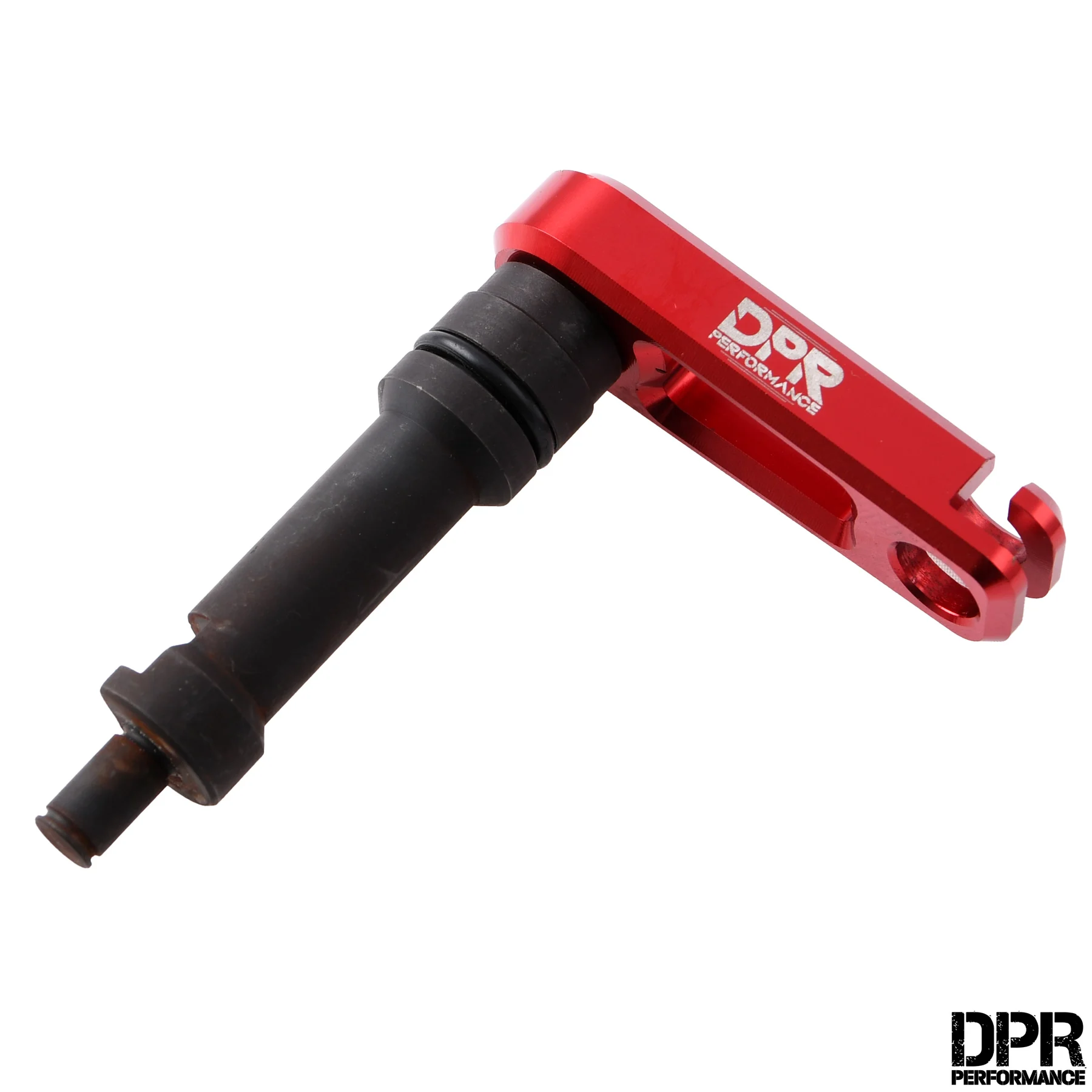 Dźwignia sprzęgła w karterze Simson aluminium CNC czerwona DPR Performance — ujęcie 1