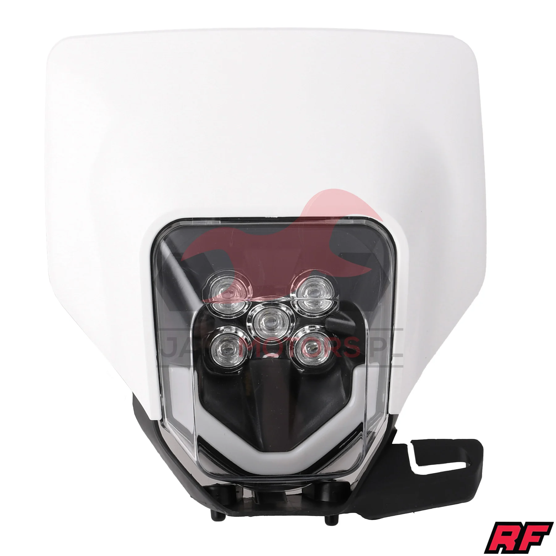 Owiewka uniwersalna Racing Force LED V1 biała — ujęcie 1