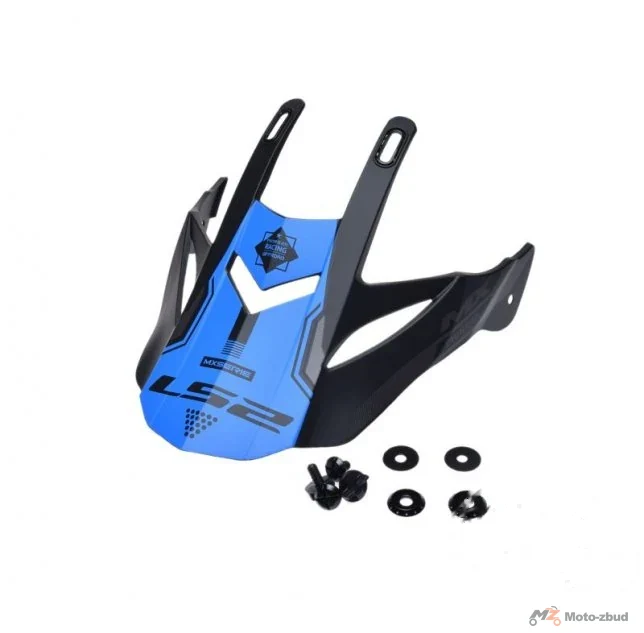 Daszek kasku MX436 evo cobra blue