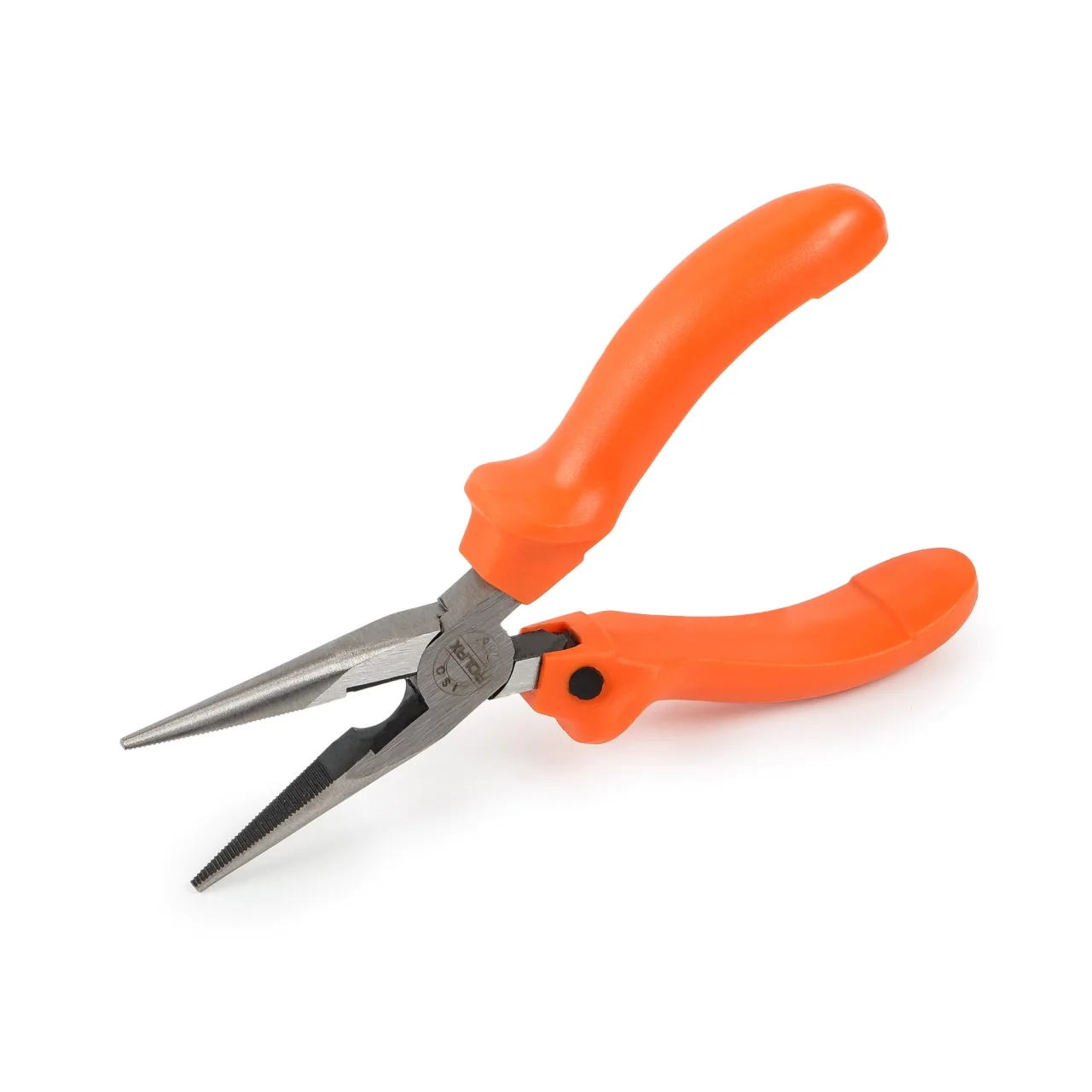 Szczypce wydłużone proste uchwyty plastikowe Cr-V 160 mm
