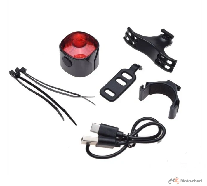Lampka rowerowa tylna LED USB