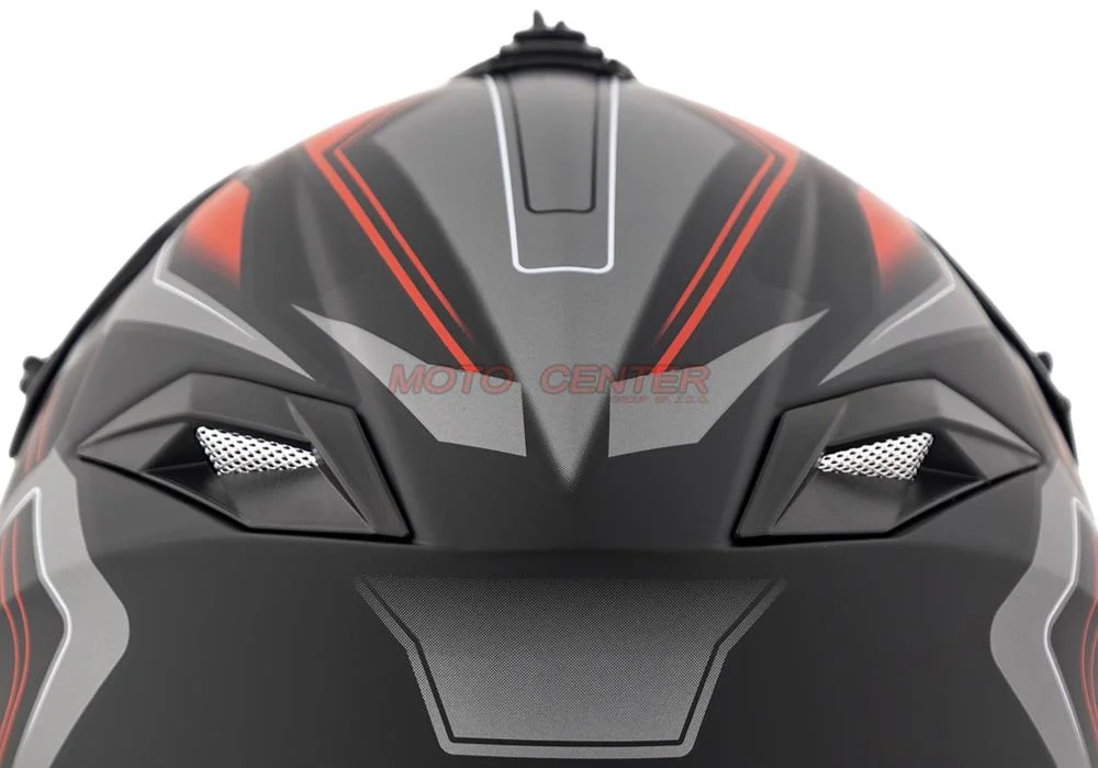 Kask crossowy BLEXX YS-217 czarny mat/grafit/czerwony M Homologacja ECE R22.06 — ujęcie 5