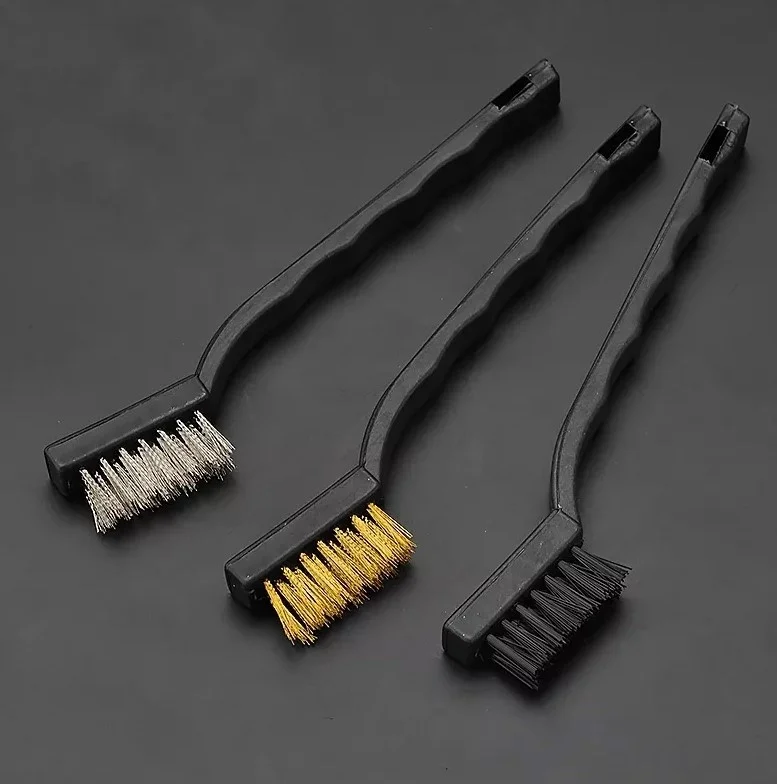 Zestaw SZCZOTEK stal / mosiądz / nylon 3 szt. — ujęcie 3