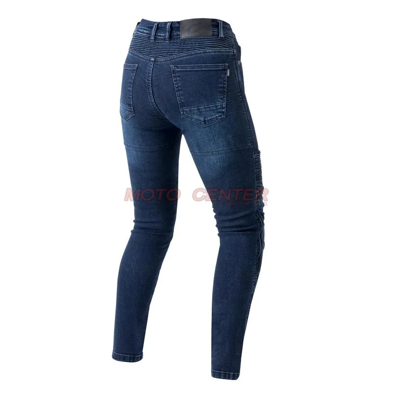 Spodnie motocyklowe Jeans Ozone AgnessII Lady Blue W32L30 damskie — ujęcie 2