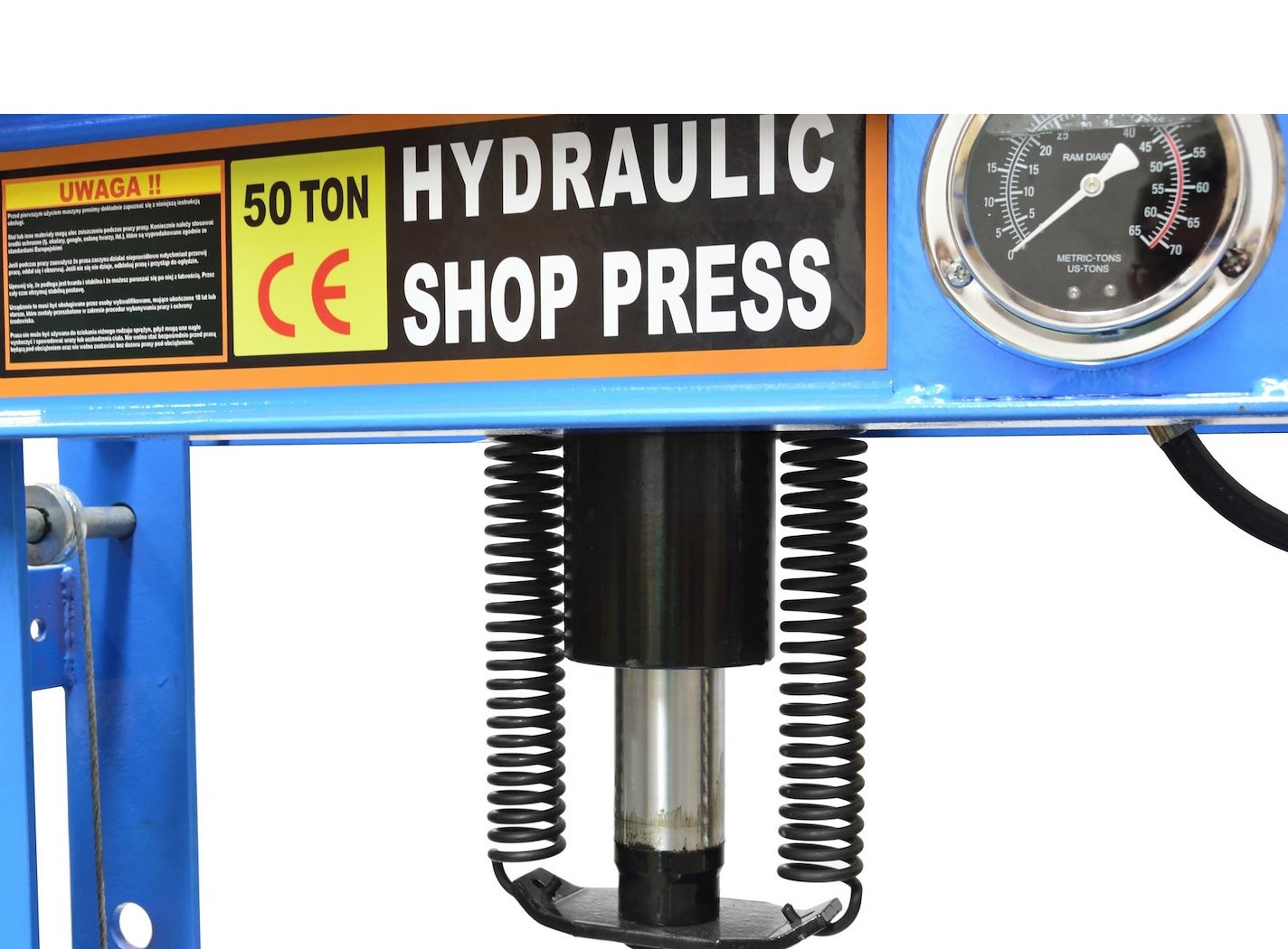 Prasa hydrauliczna 50T z manometrem GEKO G02089 — ujęcie 4