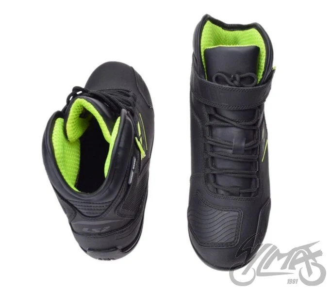 Buty motocyklowe LS2 Garra WP — czarno-żółte fluo, rozmiar 45 — ujęcie 3