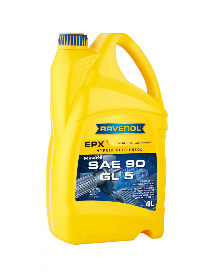 Olej przekładniowy SAE 90 GL-5, MB235.0 4 l RAVENOL 1223202-004-01-999 — ujęcie 2